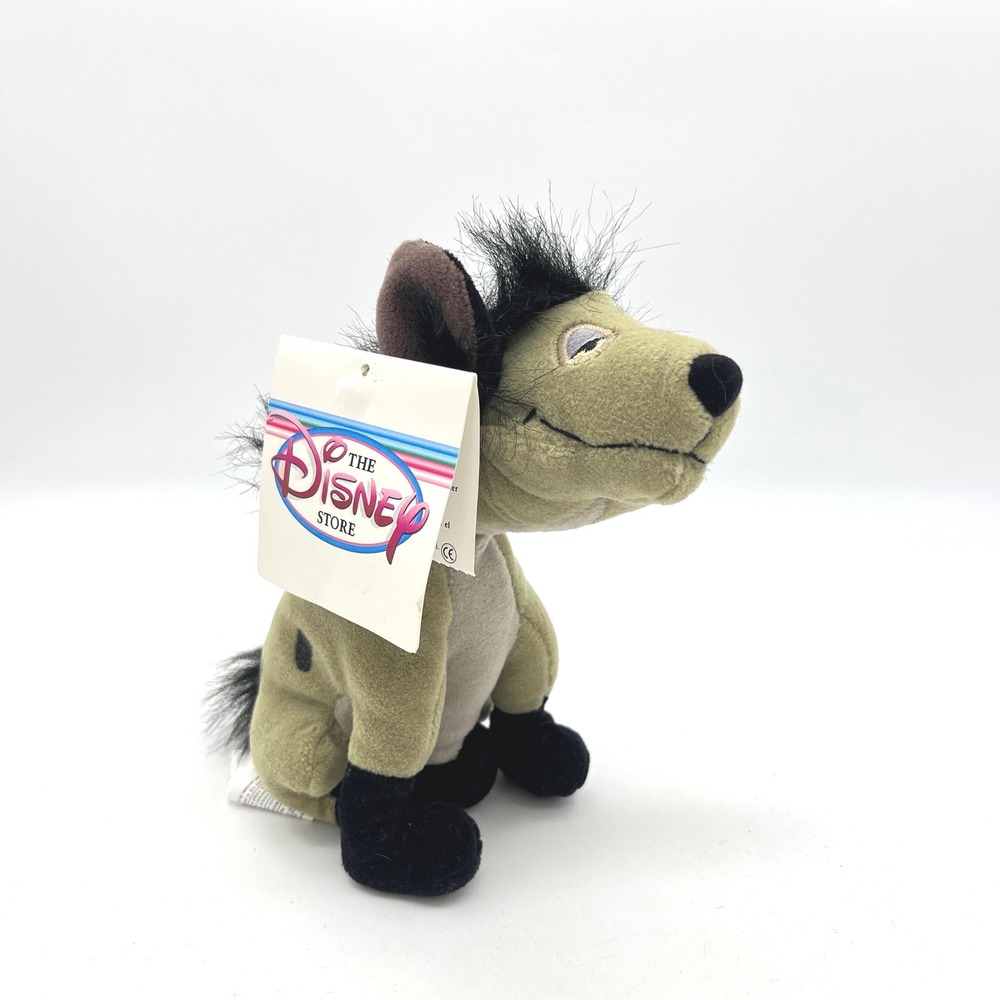 Disney Store The Lion King Shenzi Hyena Bean Bag Plush Vintage 8 Inch